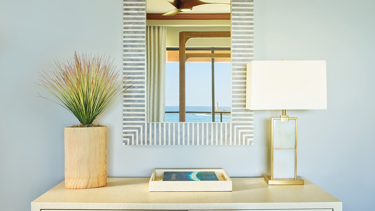 Laola master bedroom vignette