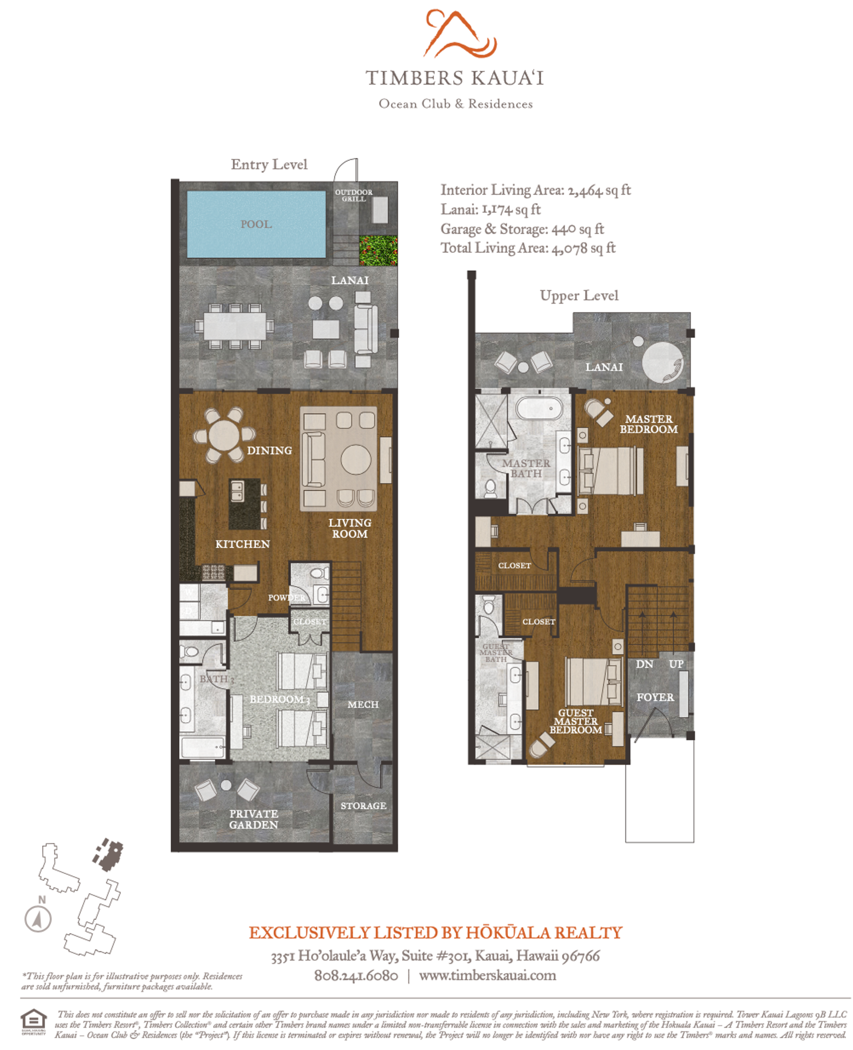 1004 Laola Floorplan Kaua'i Hawaii Hokuala
