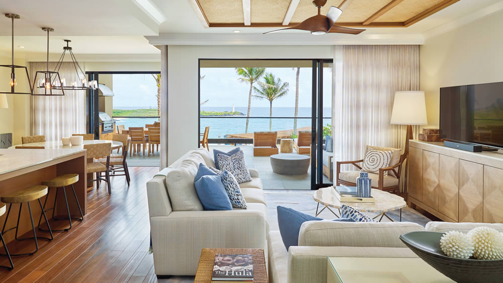 Living area at Kaiholo 3201