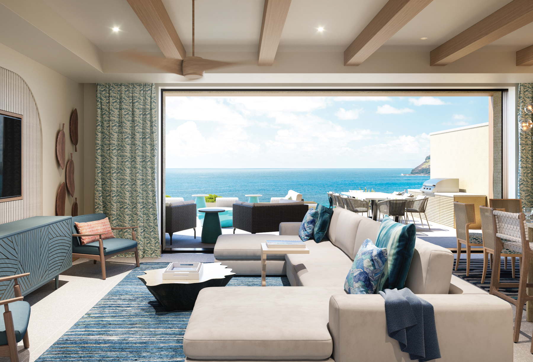 Timbers Kauai Laola Nani Living Room
