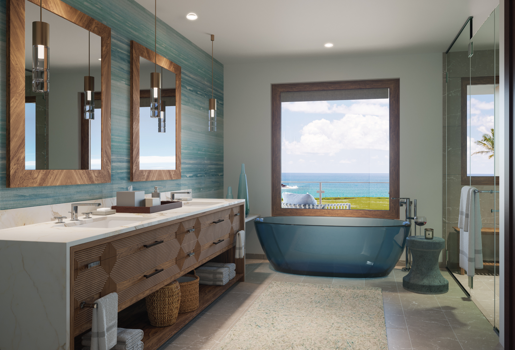 Timbers Kauai Laola Nani Master Bathroom