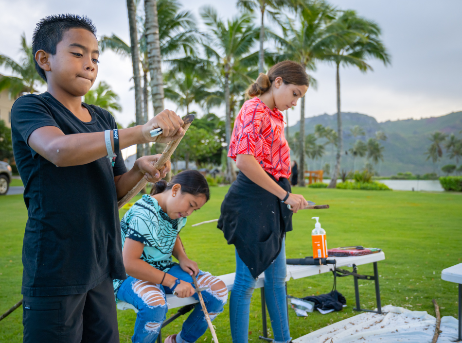 Makahiki Games Whittling